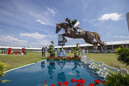 Felipe Amaral on Germanico T at the LONGINES FEI Jumping Nations Cup™ of the Netherlands © FEI / Digishots