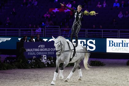 Lambert Leclezio on Estado Ifce, Individual Male Gold medallist at Herning 2022. © FEI / Richard Juilliart