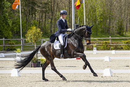 Will Matthew and Mysterious Star competing at Exloo CDI. Image by Digitshots