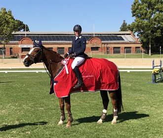 110cm class winner Robyn Todd © Suzannah Willis