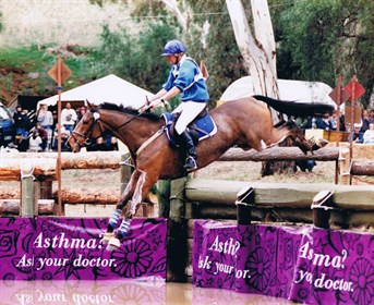 6. Andrew on Woodmount Biggles 1996