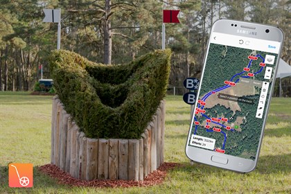 A snapshot from Red Hills, where the CrossCountry Toolkit was used to design and map the course. © Equimaps