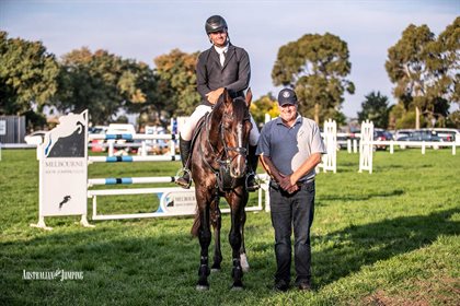 Antares Current Stars Round 2 winner Tom McDermott at the presentation © Jo Jennings/AJTL