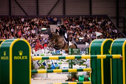 Scott Brash and Hello Senator finished second. © Rolex/Ashley Neuhof