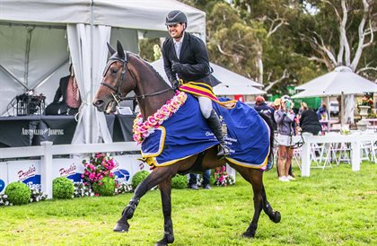 Billy Raymont and Cera Cadbury Z Champion of Champions © Jo Jennings Australian Jumping