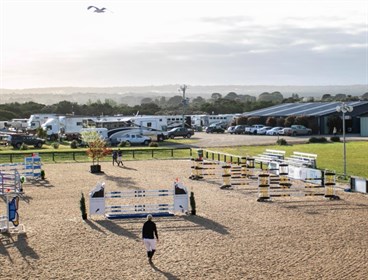Arilla has a great view iover Boneo Park arena. © Boneo Park