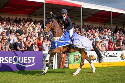 Sammi Birch and Finduss PFB, Badminton 2022. © Elli Birch/BootsandHooves Photography