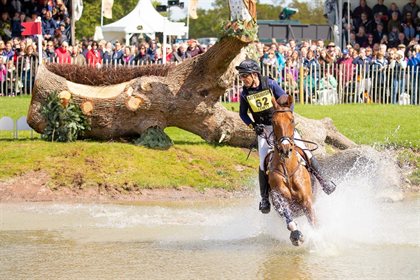 Bill Levett and Lassban Diamond Lift were 9th after the cross country. © Elli Birch/BootsandHooves