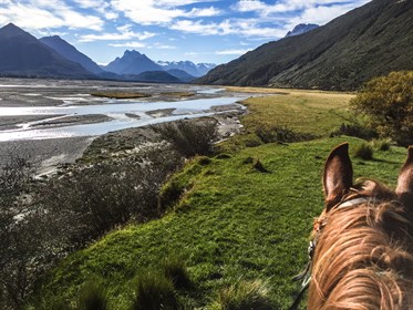Both Rusty and myself appreciating the view - © Chloe Chadwick