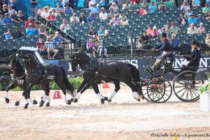 Boyd Exell and his team on the way to gold - © Michelle Terlato