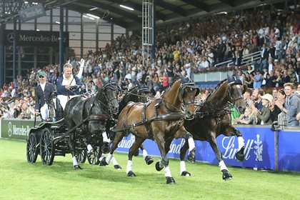 Boyd Exell competing in the CHIO Cup. © CHIO Aachen