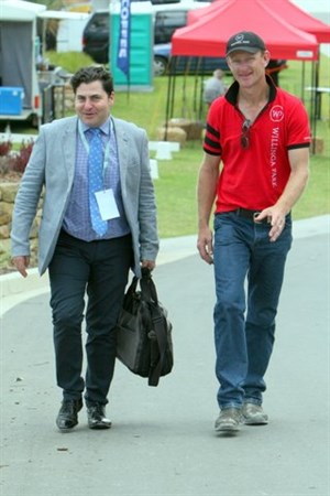 Brett Parbery and Raphael Salah the French Judge