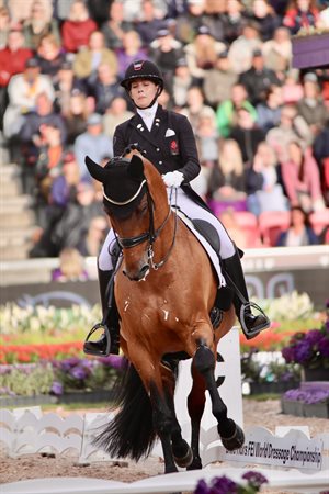 Cathrine Laudrup-Dufour and Vamos Amigos were the highest placed individuals. © Roger Fitzhardinge