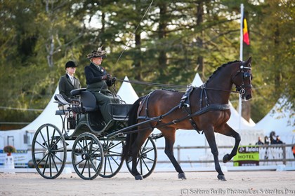 Kelly Houtappels-Bruder leads the dressage after day one. © S.Bailly / Centaure Production