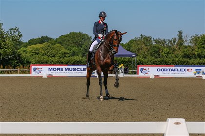 Charlotte Dujardin and Mount St John Freestyle. © Equine America Rotterdam Hickstead Grand Prix Challenge