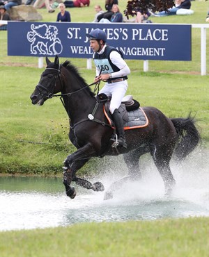 Chris Burton and Ploystar 1 at the St James’s Place Barbury International Horse Trials © Adam Dale