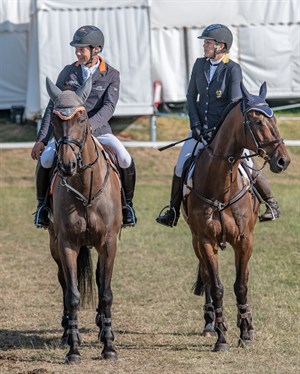 Chris Burton on Cooley Lands and Sammi Birch on Hunter Valley II - © William Carey