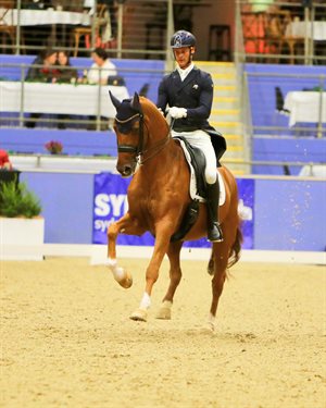 David McKinnon and Forlan were second in the CDI3* Grand Prix Special. Image: Roger Fitzhardinge