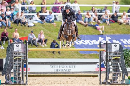 David Simpson and Foudre F at the Bolesworth International 2021. © Eleanor Birch