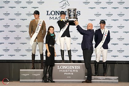 Edwina Tops-Alexander, winner of the Longines Grand Prix of Paris, 2018. © Sportfot & Jessica Rodrigues for EEM