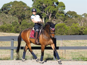 Emma Booth and Zidane - © Photoability