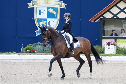 Emma Hutchinson and Fycara. Image by LL Foto.