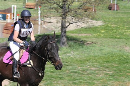 Event Secretary Kate Mackenzie on her catch ride! - © Fiona Gruen