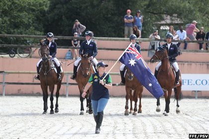 The team parade of nations. Image: PCA.
