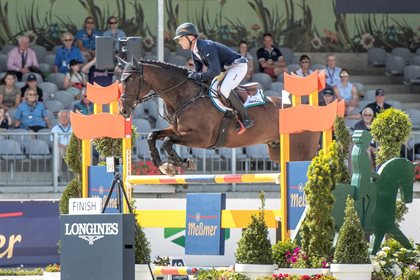 Germany’s Michael Jung won the CCI4*S with fischerChipmunk FRH. © Luhmühlen