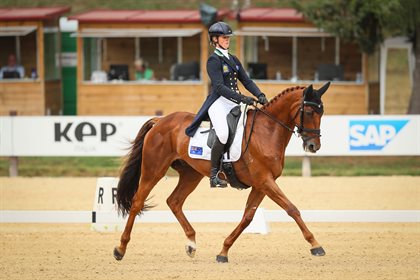 Hazel Shannon WillingaPark Clifford dressage Pratoni © Michelle Terlato Photography
