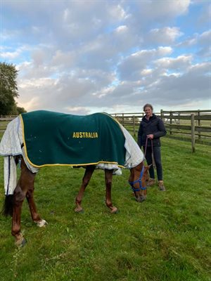 Hazel Shannon and Clifford have travelled to Europe for the event. © Hazel Shannon