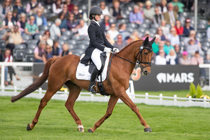 Hazel Shannon and Willingapark Clifford during the dressage phase at Badminton 2022. © Elli Birch_BootsandHooves
