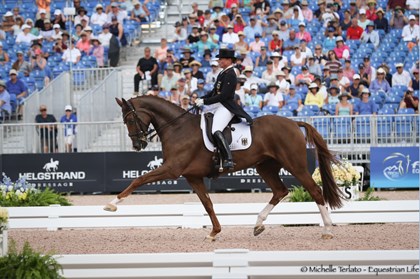 Isabelle Werth on Bella Rose at WEG 2018 - © Michelle Terlato