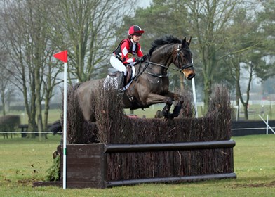 Izzy and Rutherglen on the cross country at a previous event. Photo supplied.