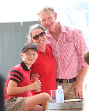 Jake, Mel and Brett Parbery at Willinga Park Dressage by the Sea CDI4* © Roger Fitzhardinge