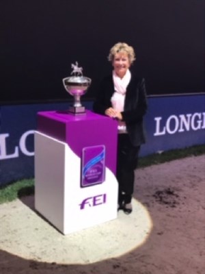 Janet Foy on the judging panel for the 2018 World Equestrian Games in Paris.