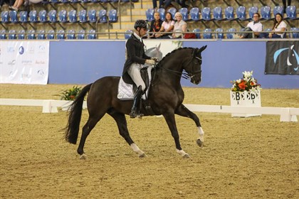 Jayden Brown and Davinci L, third in the Inter I Freestyle - © Roger Fitzhardinge