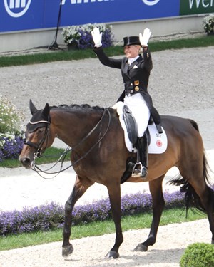 Jessica von Bredow-Werndl and TSF Dalera BB were third.