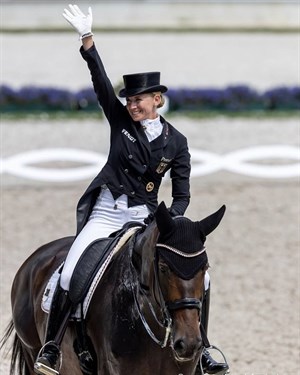 Jessica von Bredow-Werndl with Dalera BB. Photo: Jessica von Bredow-Werndl Facebook page