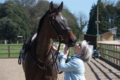 Jill with Danny during training at Bicton © Equestrian Australia