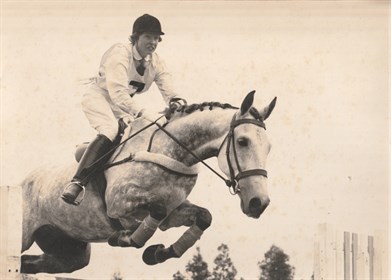 Judy Amory competing © Image supplied