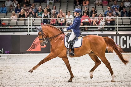 Julie Brougham and Vom Feinsten, Equitana Auckland. © Equitana Auckland NOT FOR REUSE