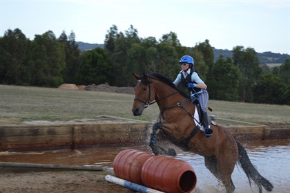 Kate and Sweeney tackle the water confidently © Chloe Chadwick