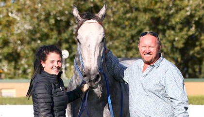 Kevin Corstens with Captain's Son at Mornington in May 2018 © Racing photos