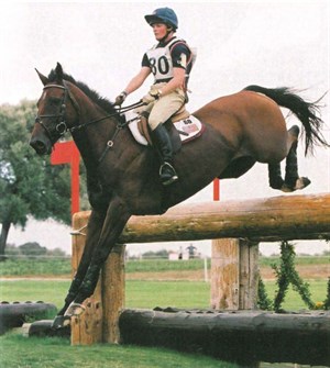 Kim Severson and Winsome Adante put in the fastest cross-country round for the U.S. Team at the 2002 Games. USEA Archives Photo.