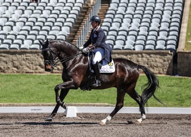 Larapinta Showstar ridden by Lizzie Wilson-Fellows. © Amy-Sue Alston