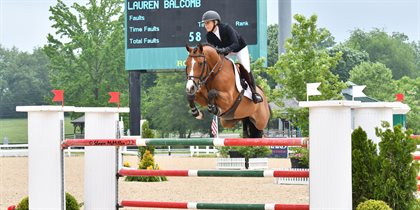 Lauren Balcomb and Verdini D’Houtveld Z. © Shawn McMillen Photography.