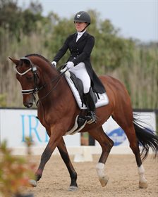 Lindsey Ware and Aristede. © Derek O'Leary