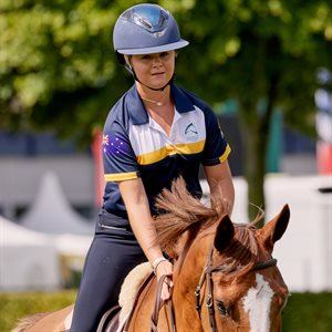 Maleah Lang McMahon at CHIO Aachen. ©FEI/Liz Gregg