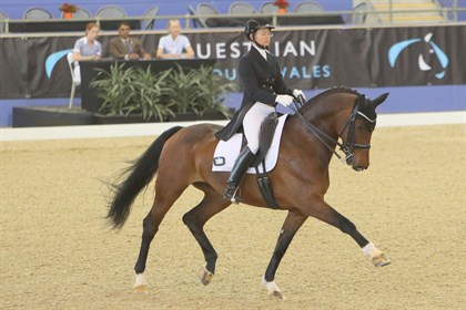 Lone Joergensen and Corrina, winners of the Grand Prix CDI-W - © Roger Fitzhardinge
